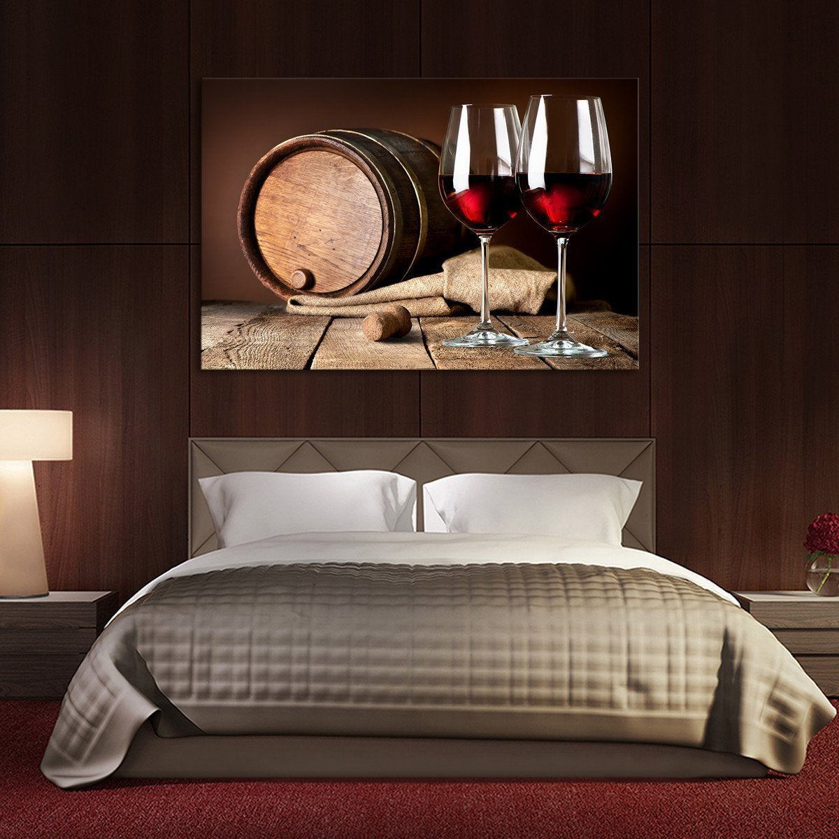 Wine Fusion Multi Panel Canvas Wall Art