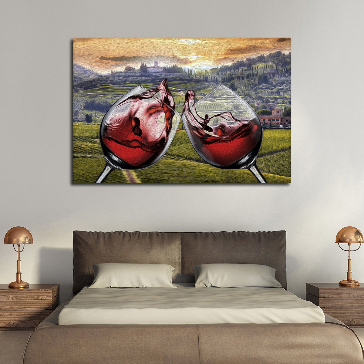 Cheers To Life Multi Panel Canvas Wall Art