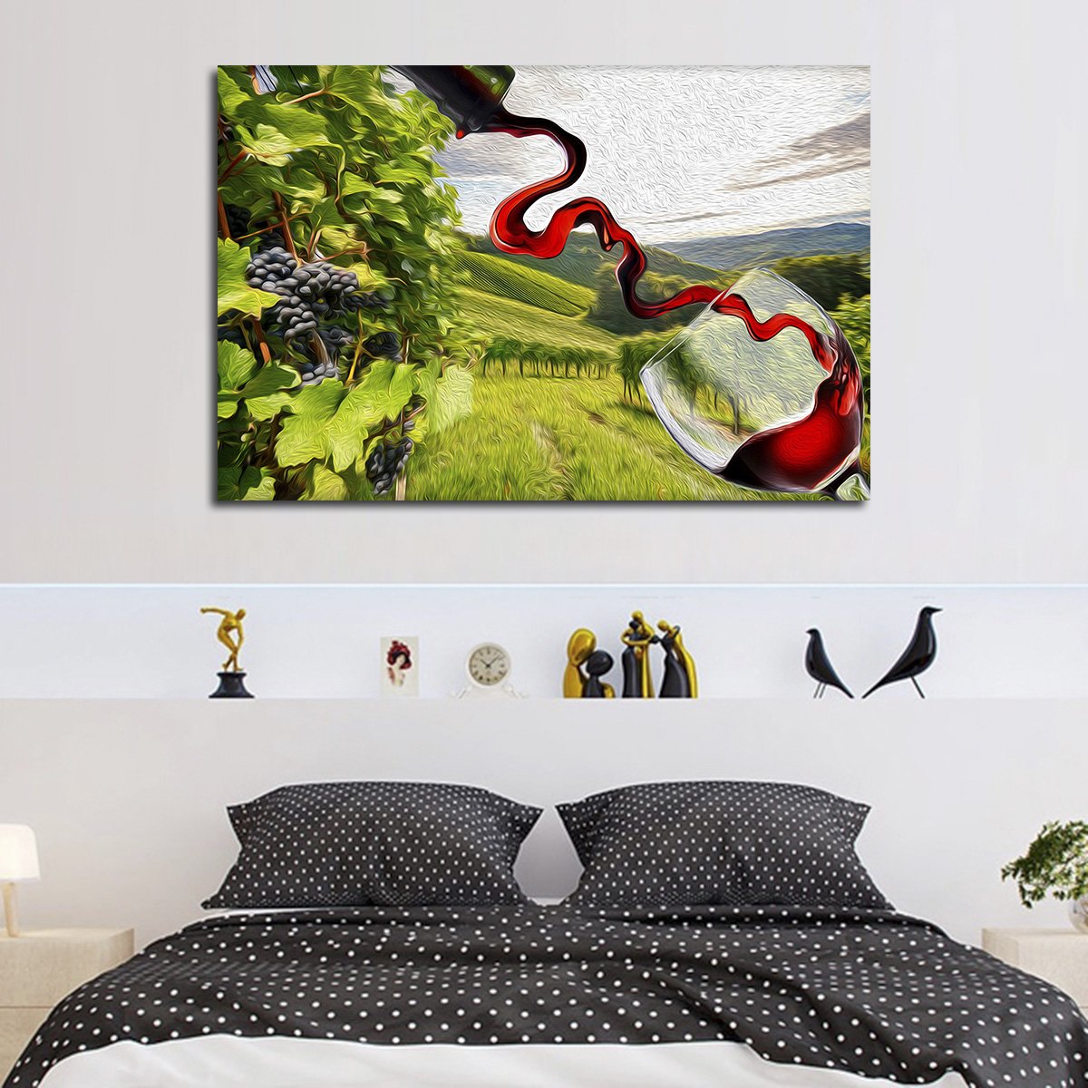 Morning In Sonoma Multi Panel Canvas Wall Art