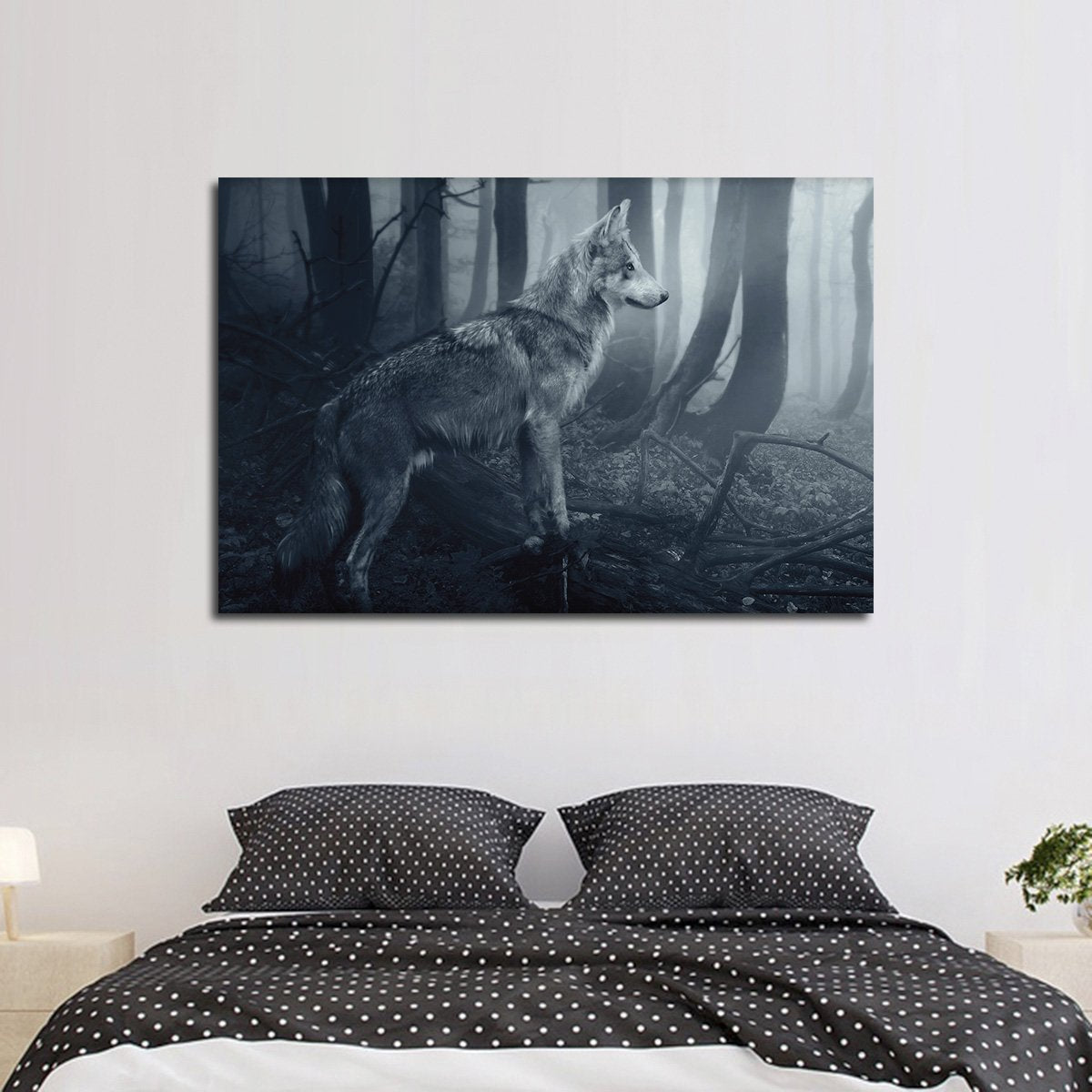 Canis Lupus Multi Panel Canvas Wall Art