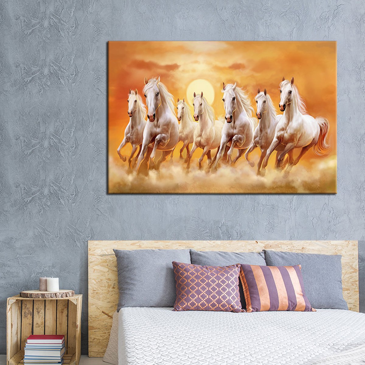 Magnificent Seven Multi Panel Canvas Wall Art