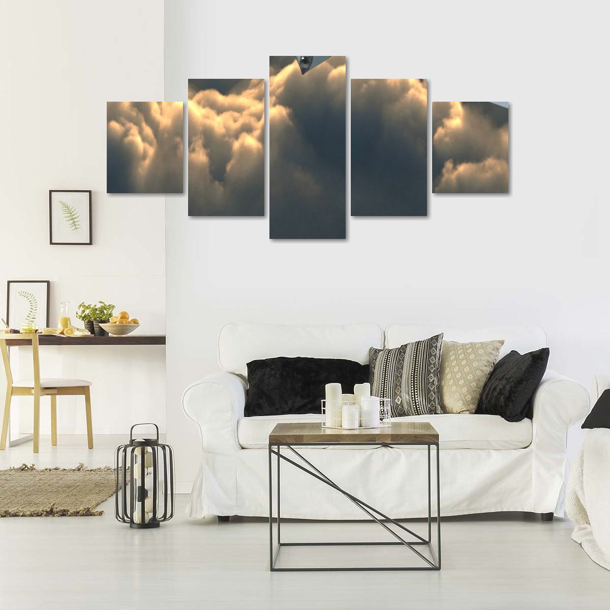 Above the Clouds Multi Panel Canvas Wall Art