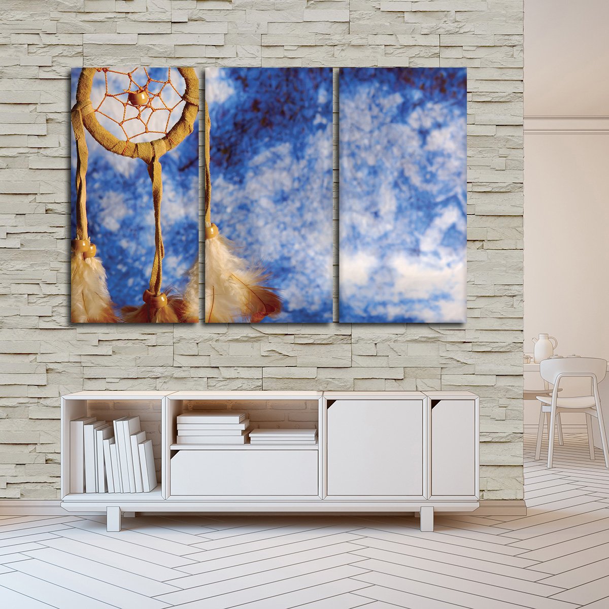 Dreamcatcher in the Sky Multi Panel Canvas Wall Art