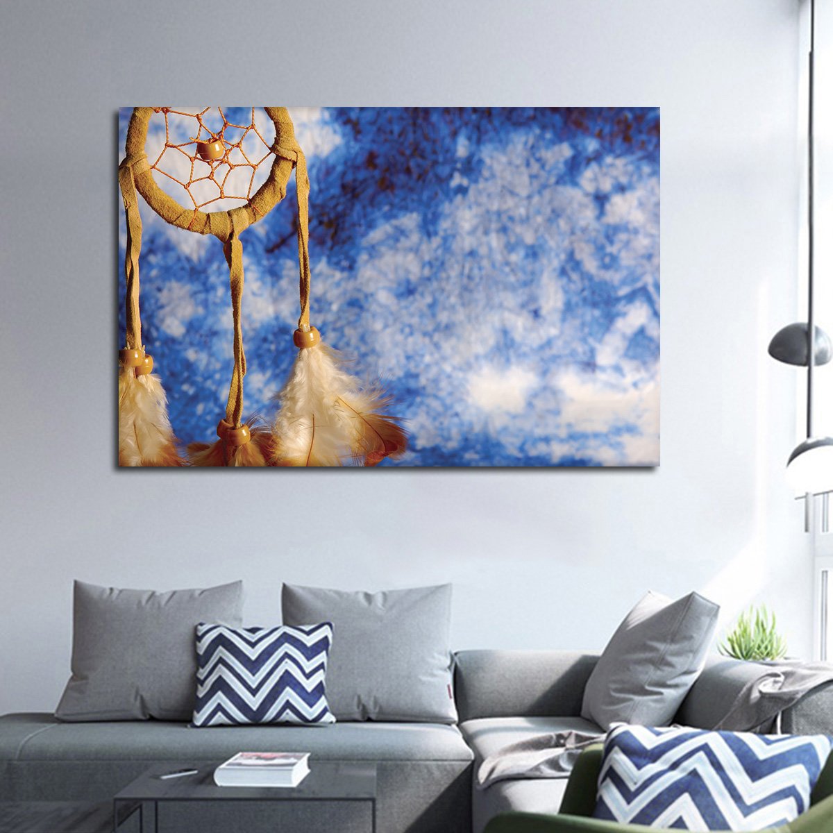 Dreamcatcher in the Sky Multi Panel Canvas Wall Art