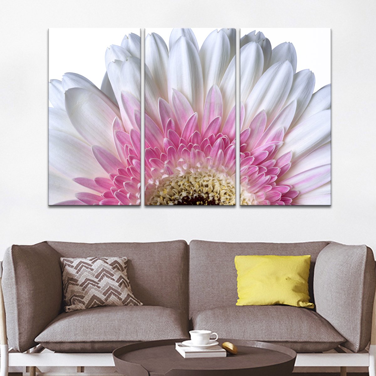 Dazzling Flower Petals Multi Panel Canvas Wall Art