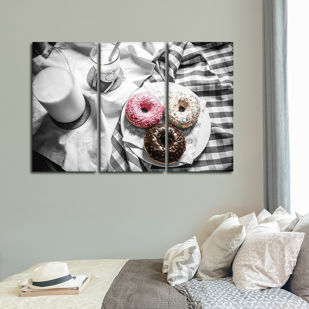 Delicious Doughnuts Pop Multi Panel Canvas Wall Art