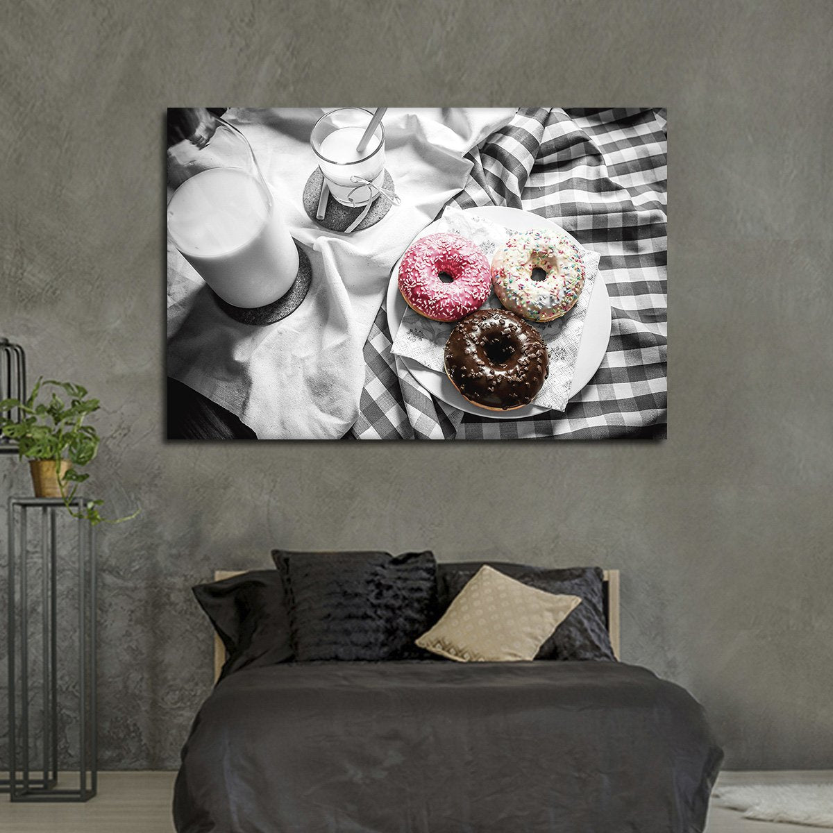 Delicious Doughnuts Pop Multi Panel Canvas Wall Art