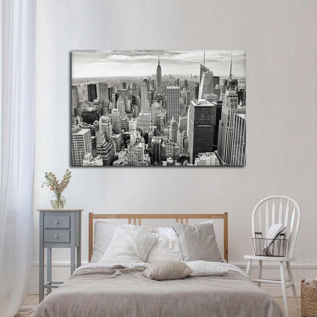 Massive Manhattan Skyline Multi Panel Canvas Wall Art