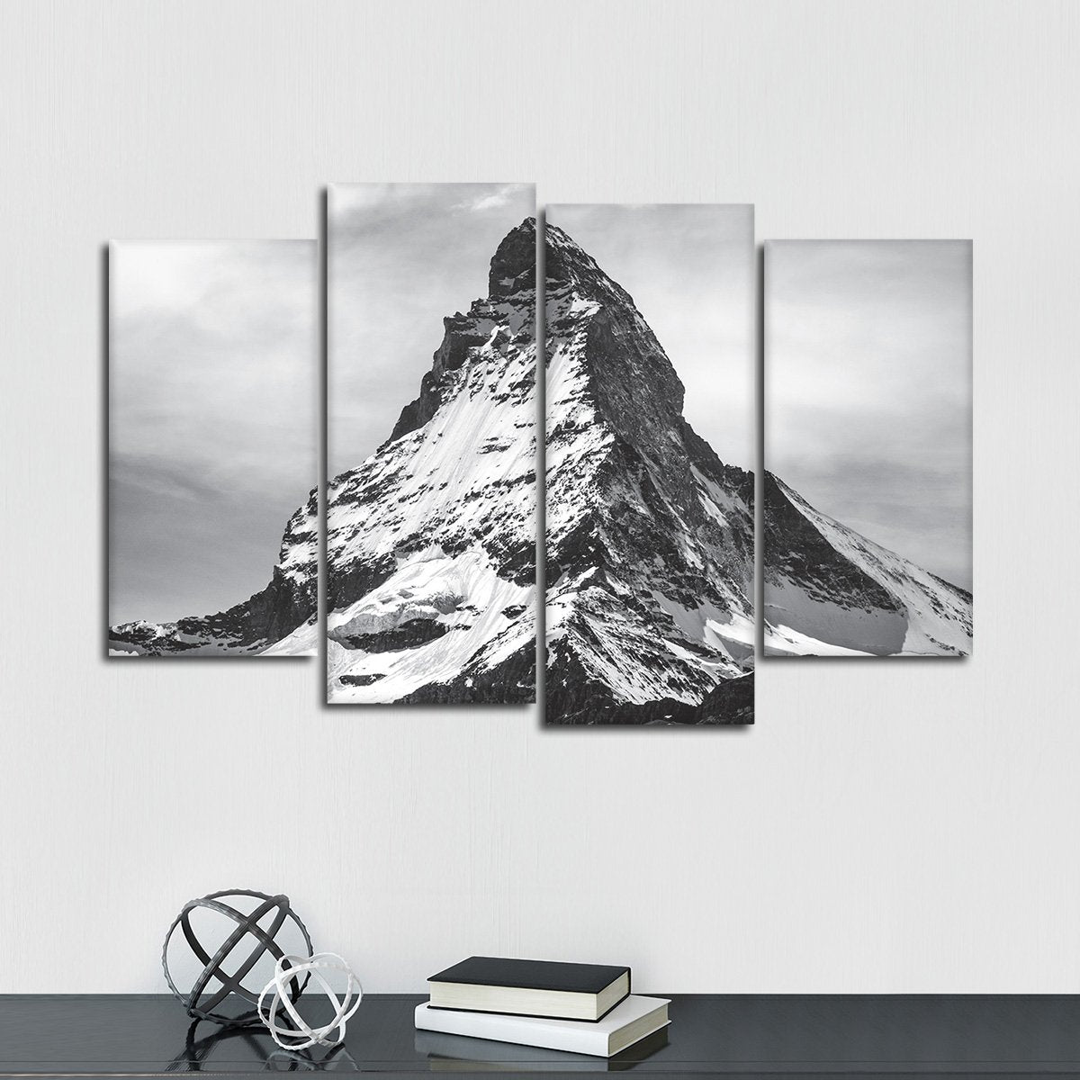 Enormous Matterhorn Multi Panel Canvas Wall Art