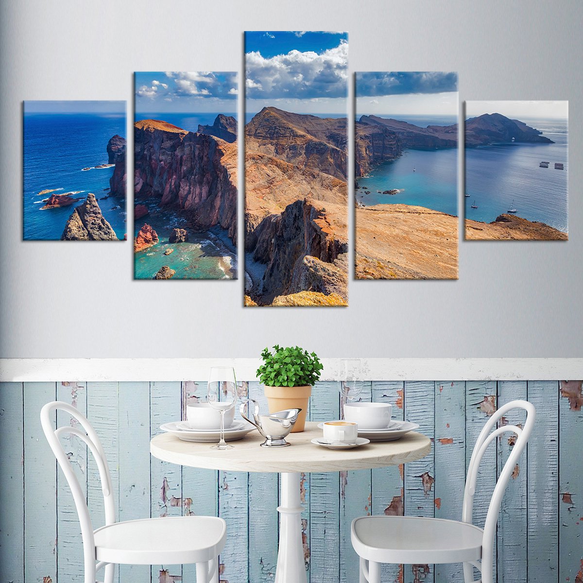 Gorgeous Cabo De Roca Multi Panel Canvas Wall Art