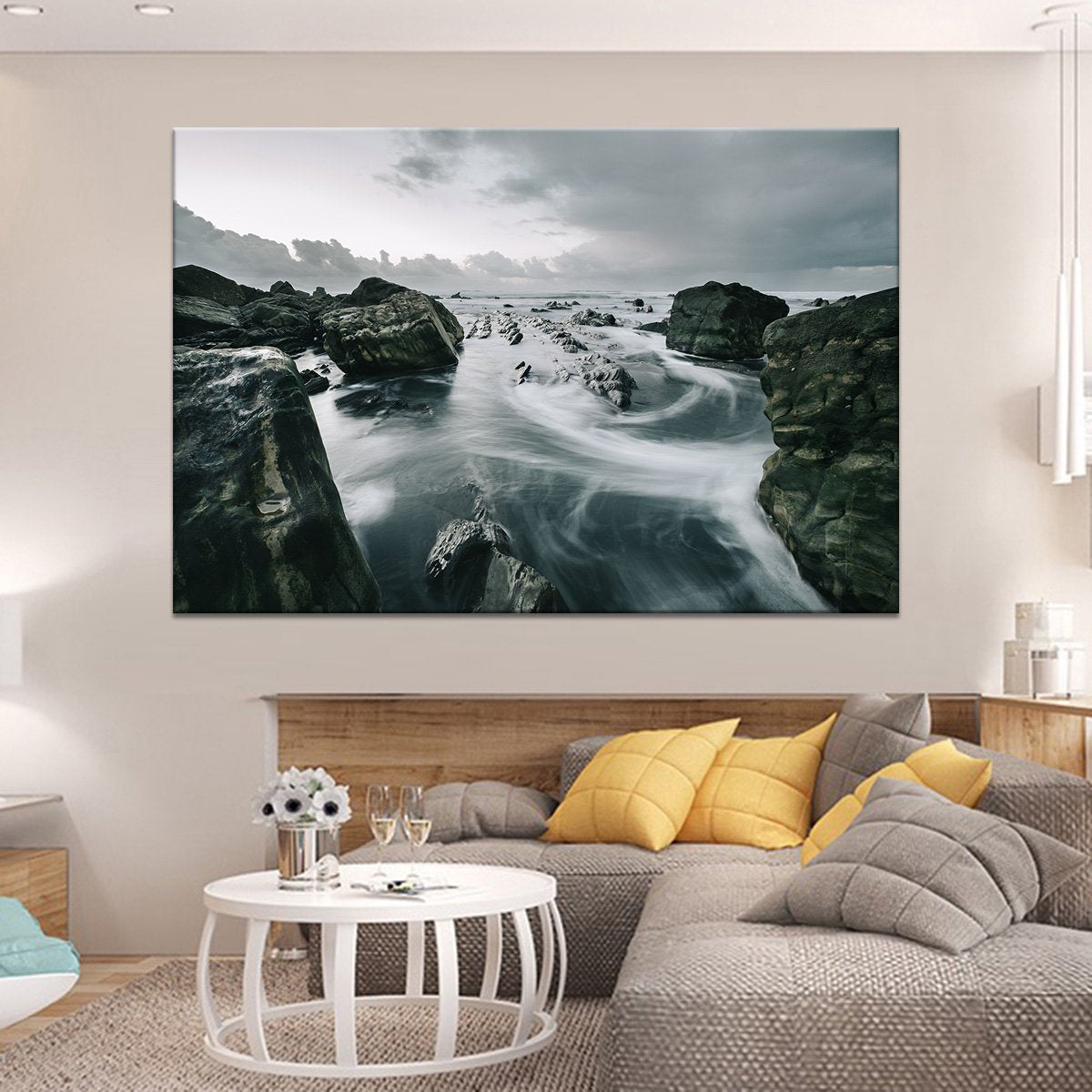 The Gorgeous Waterways Multi Panel Canvas Wall Art