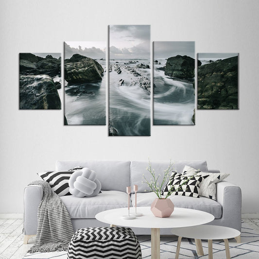 The Gorgeous Waterways Multi Panel Canvas Wall Art