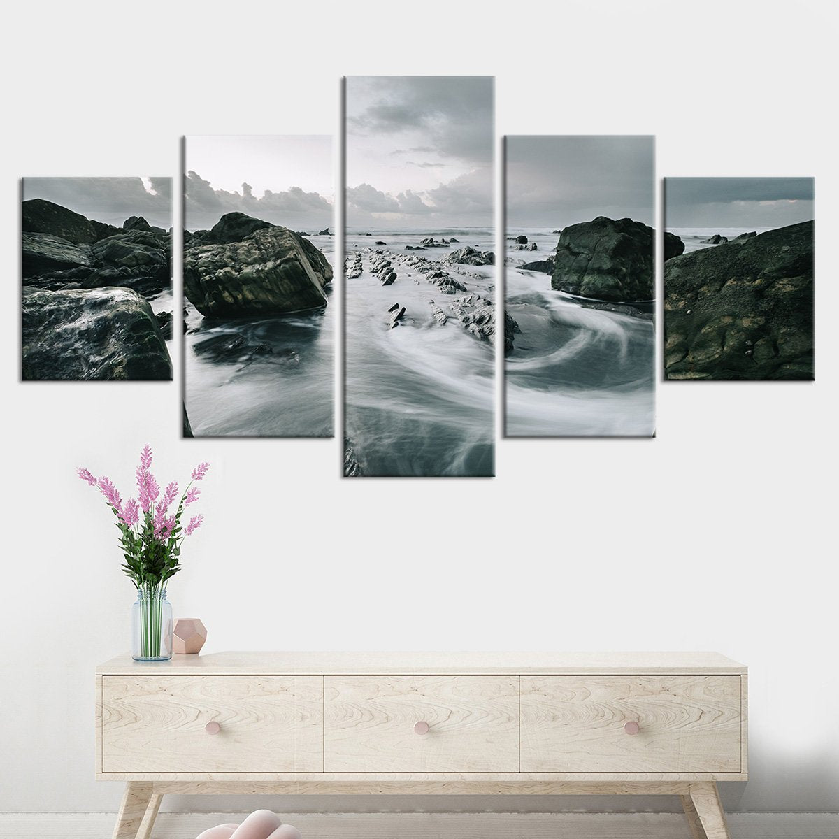 The Gorgeous Waterways Multi Panel Canvas Wall Art
