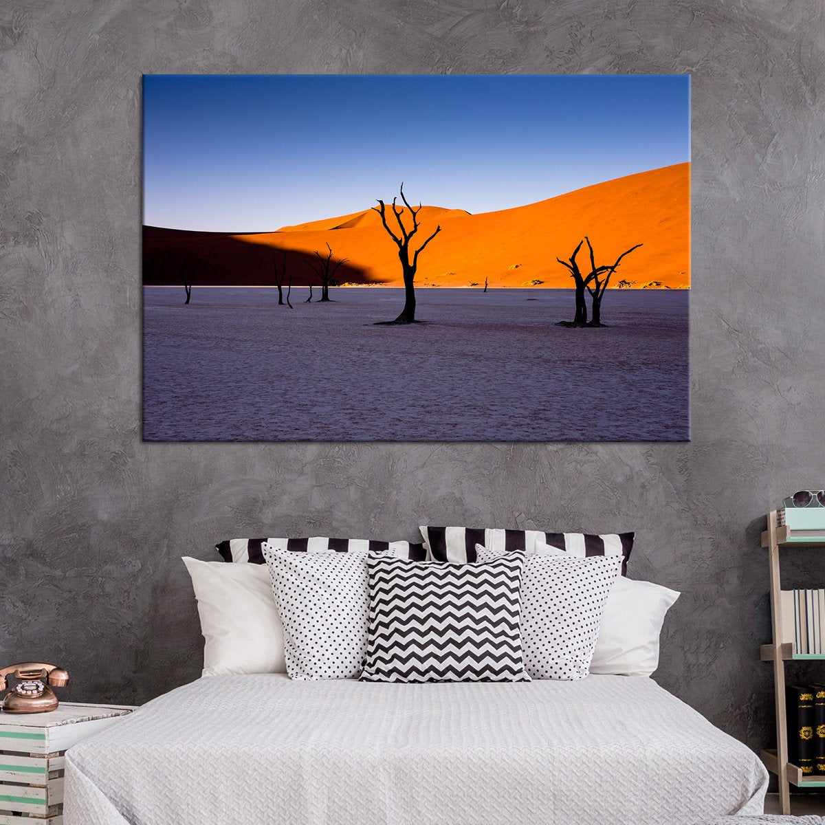 Desolate Trees Multi Panel Canvas Wall Art