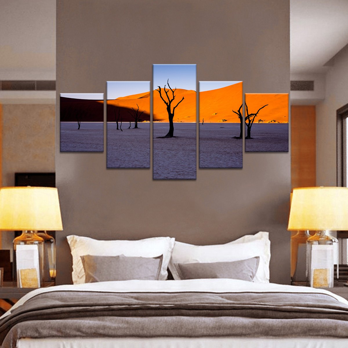 Desolate Trees Multi Panel Canvas Wall Art