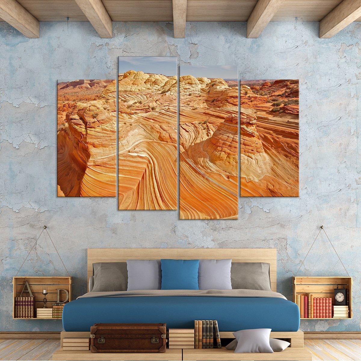Fabulous Arizona Wave Multi Panel Canvas Wall Art