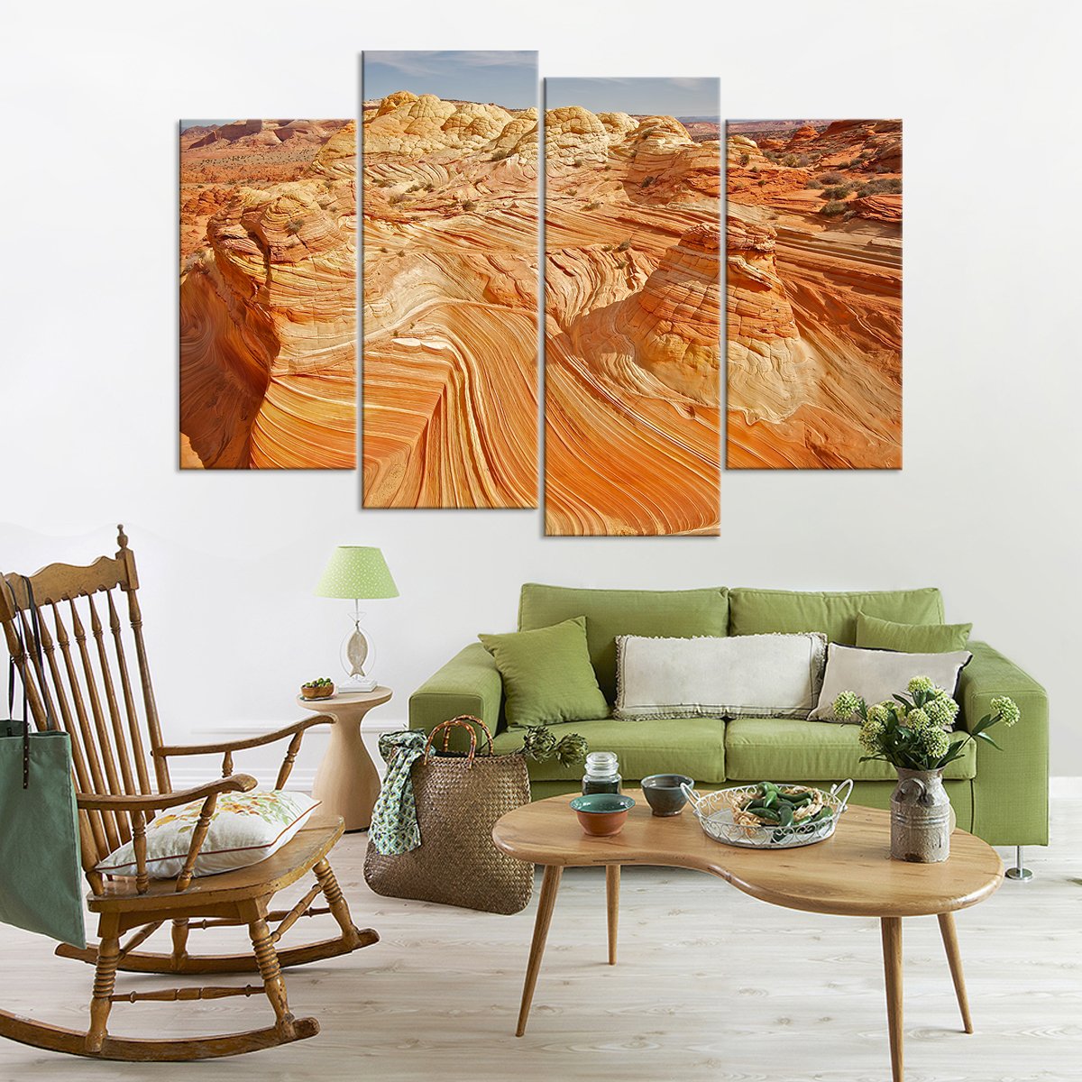 Fabulous Arizona Wave Multi Panel Canvas Wall Art