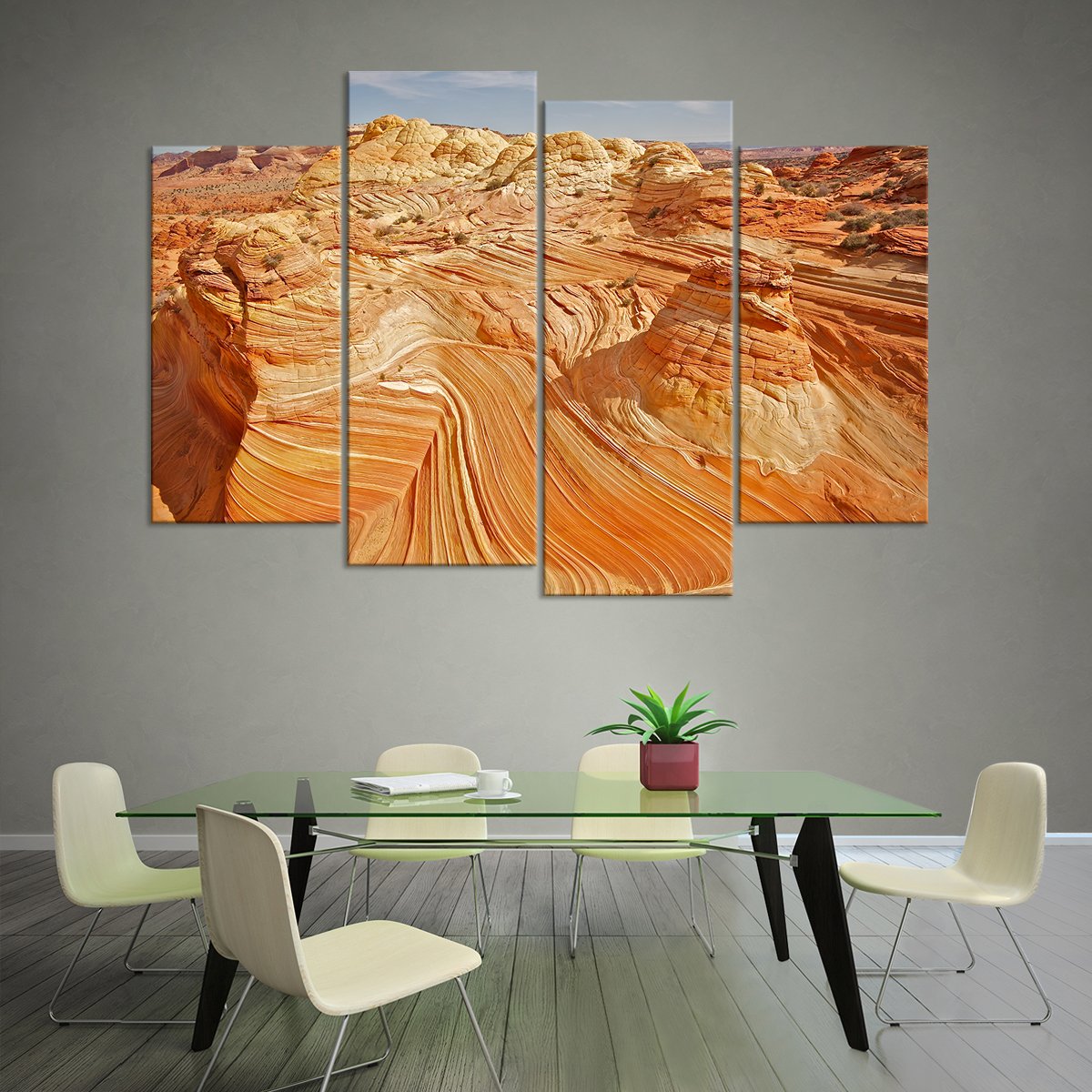 Fabulous Arizona Wave Multi Panel Canvas Wall Art