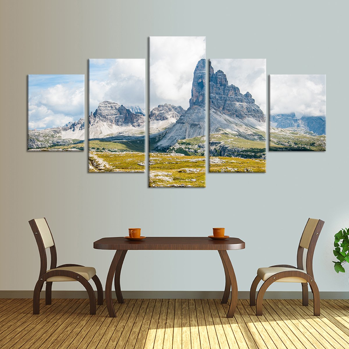 Mesmerizing Dolomites Multi Panel Canvas Wall Art