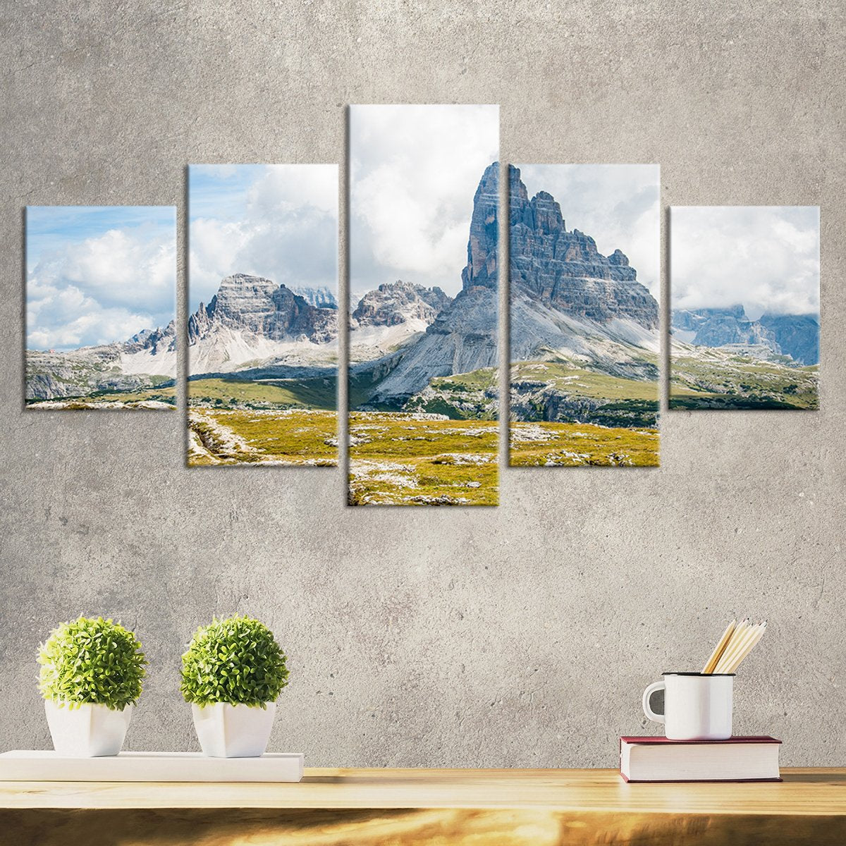 Mesmerizing Dolomites Multi Panel Canvas Wall Art