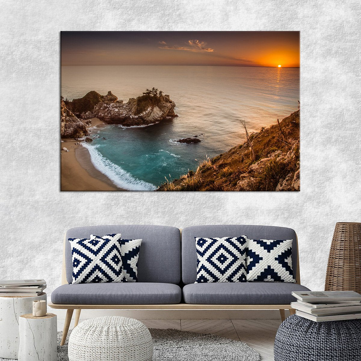 Stunning McWay Falls Multi Panel Canvas Wall Art