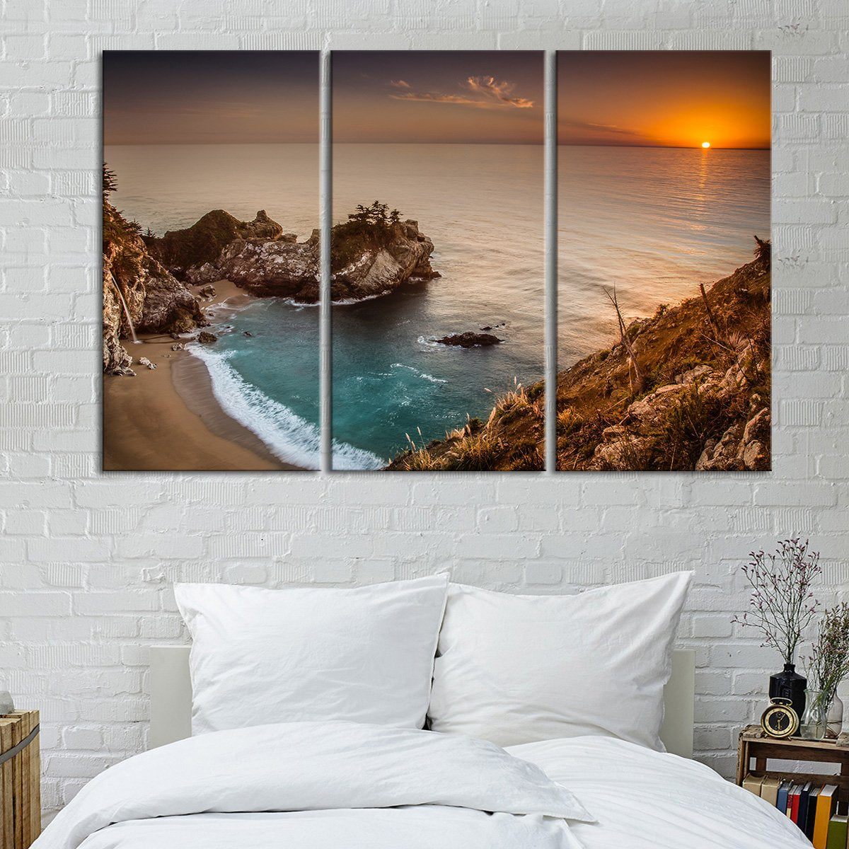 Stunning McWay Falls Multi Panel Canvas Wall Art