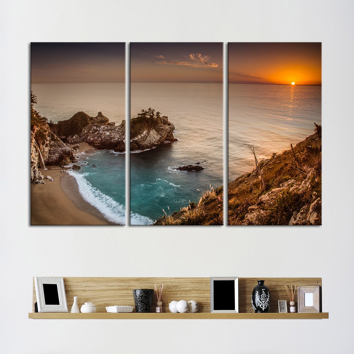 Stunning McWay Falls Multi Panel Canvas Wall Art