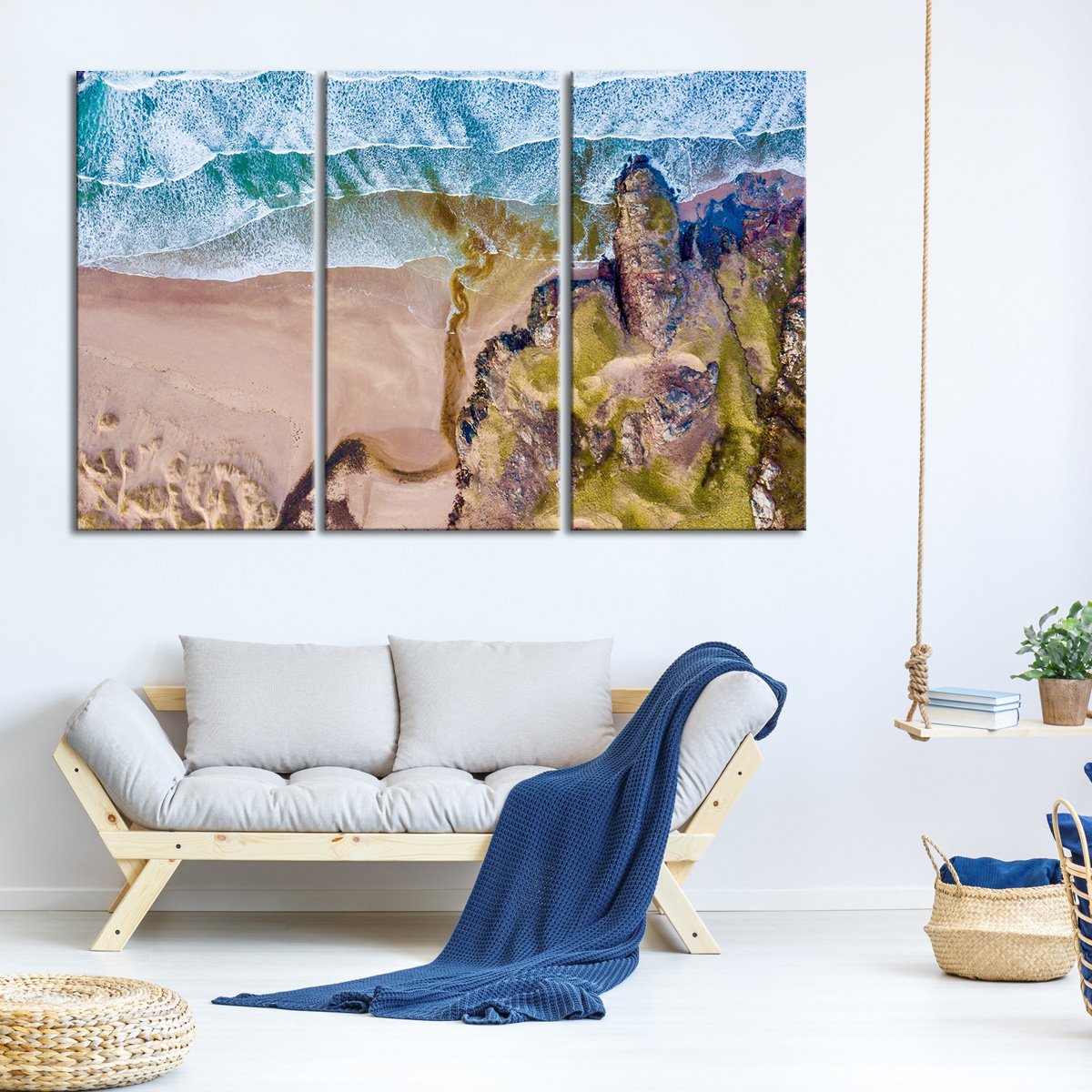 Breathtaking Coastal View Multi Panel Canvas Wall Art