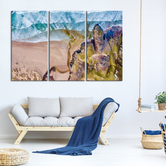 Breathtaking Coastal View Multi Panel Canvas Wall Art