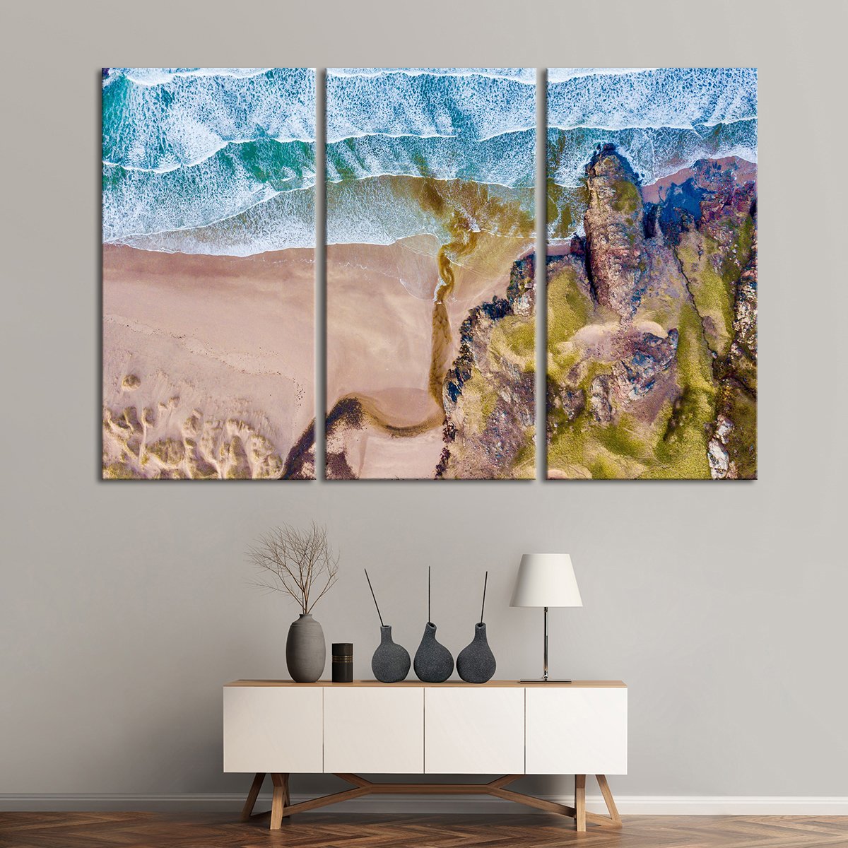 Breathtaking Coastal View Multi Panel Canvas Wall Art