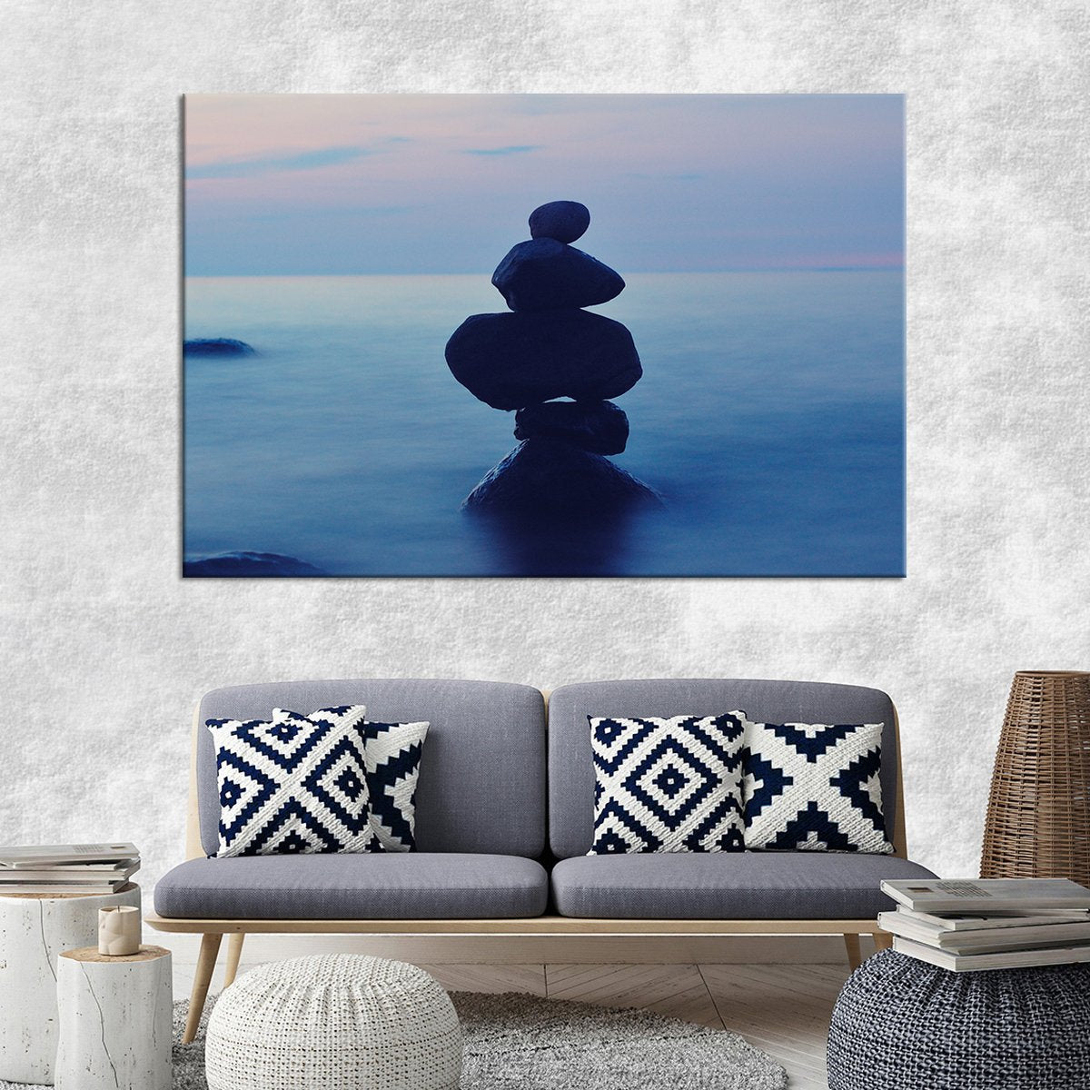 Perfect Balance Of Zen Multi Panel Canvas Wall Art