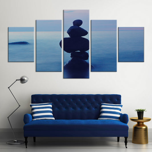 Perfect Balance Of Zen Multi Panel Canvas Wall Art