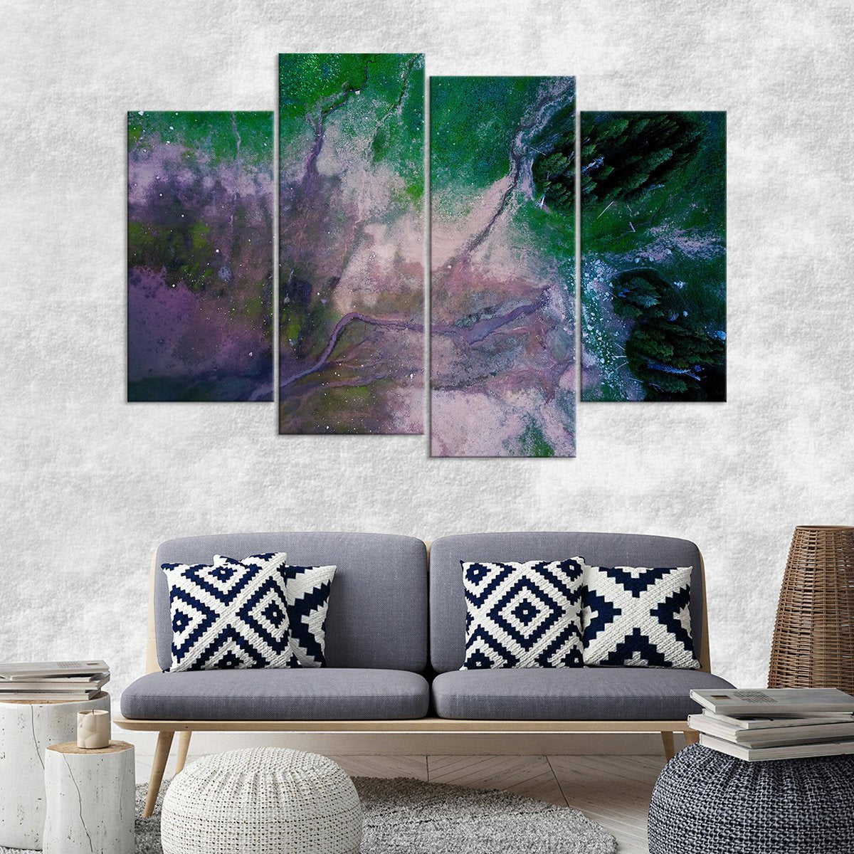 Frazier Lake Magnificent View Multi Panel Canvas Wall Art