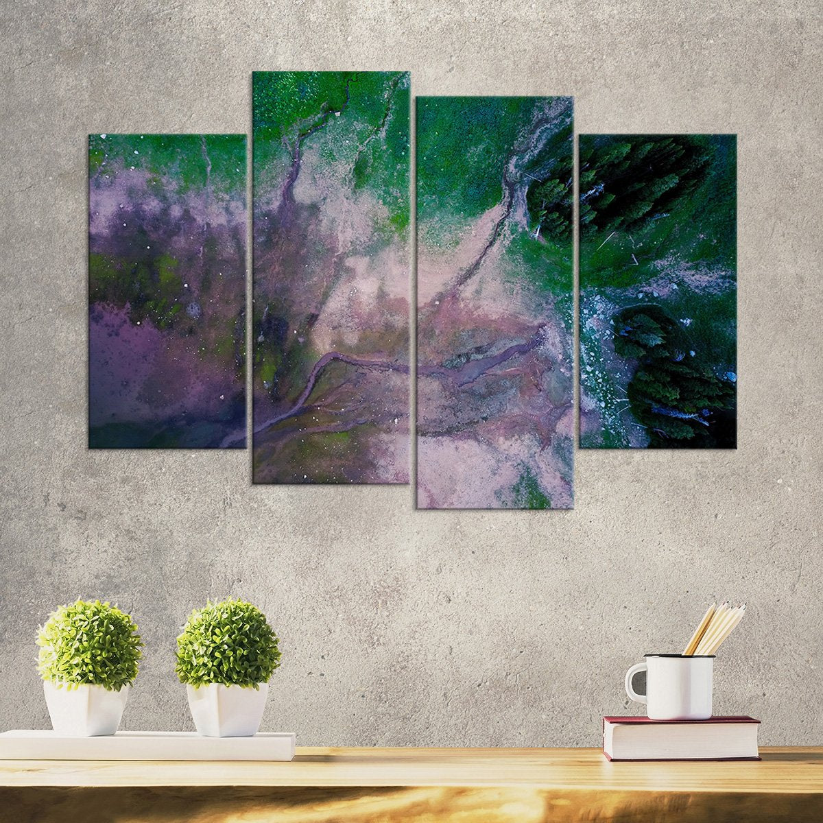 Frazier Lake Magnificent View Multi Panel Canvas Wall Art