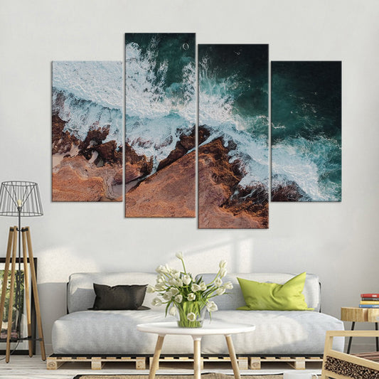 Australian Coast Multi Panel Canvas Wall Art