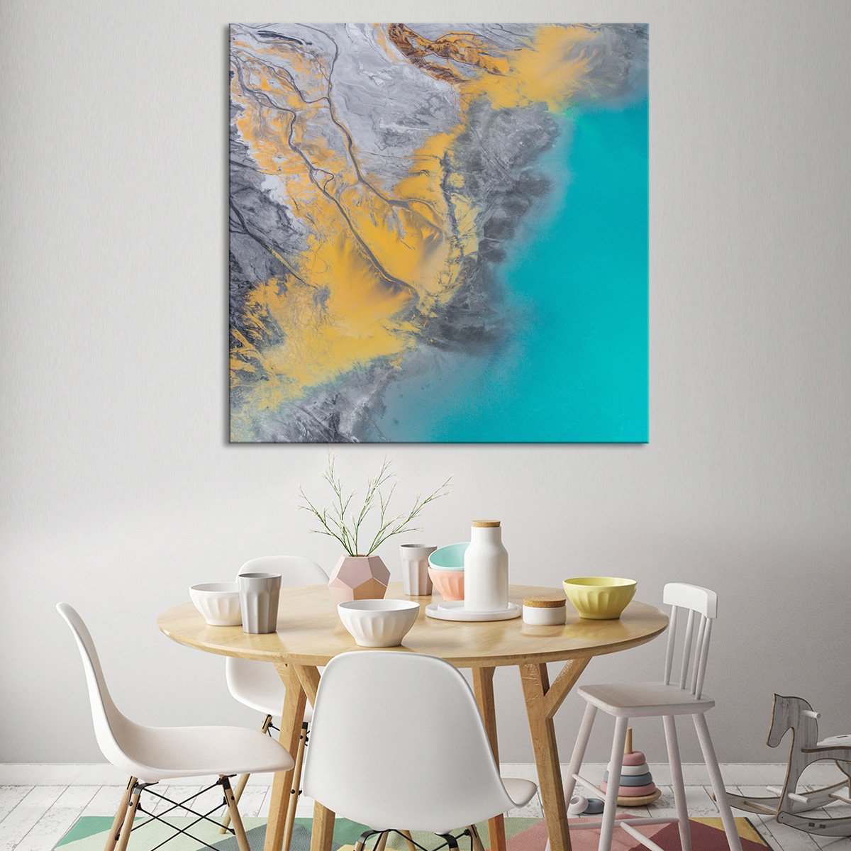 Dynamic Colors of Nature Multi Panel Canvas Wall Art