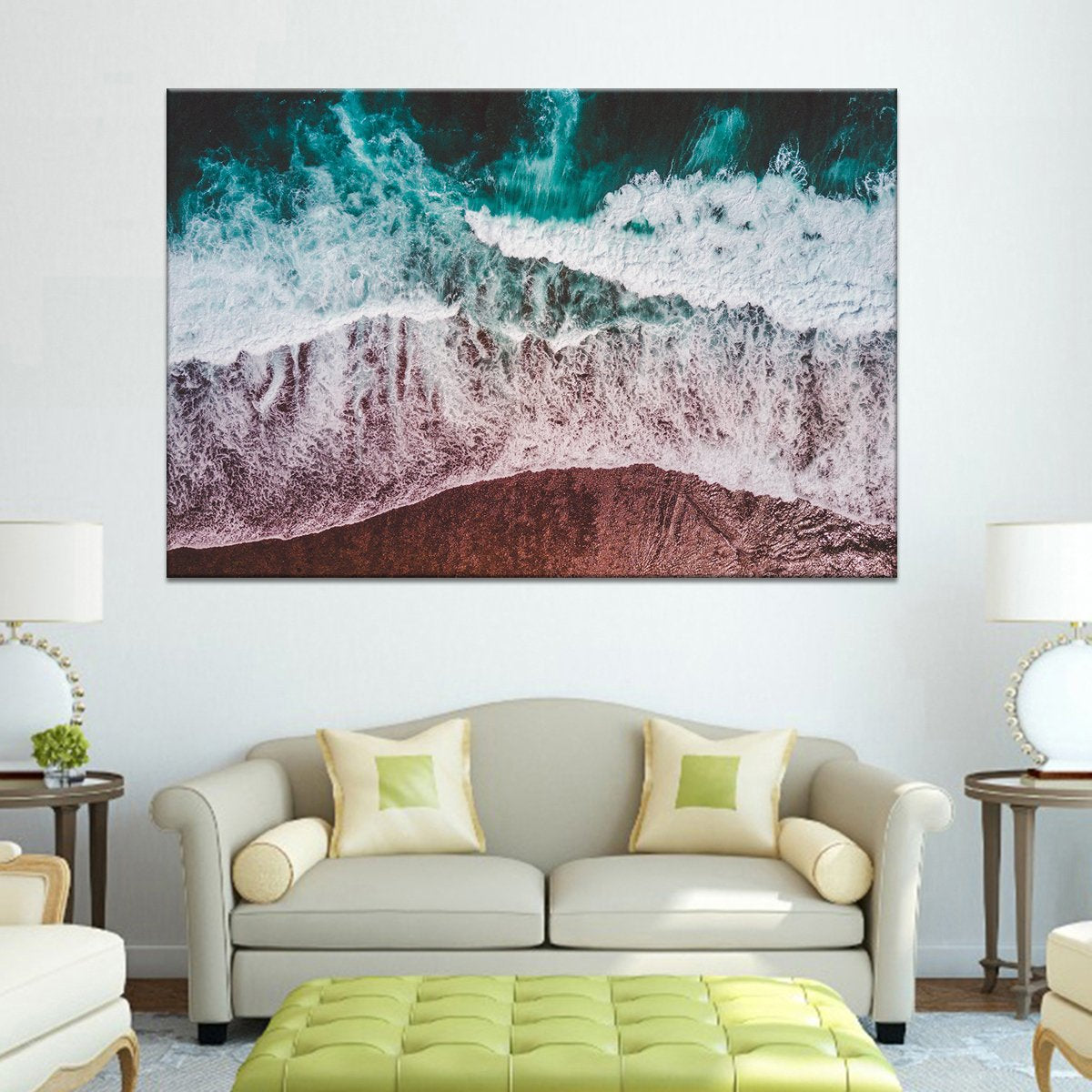 A Perfect Seashore Multi Panel Canvas Wall Art