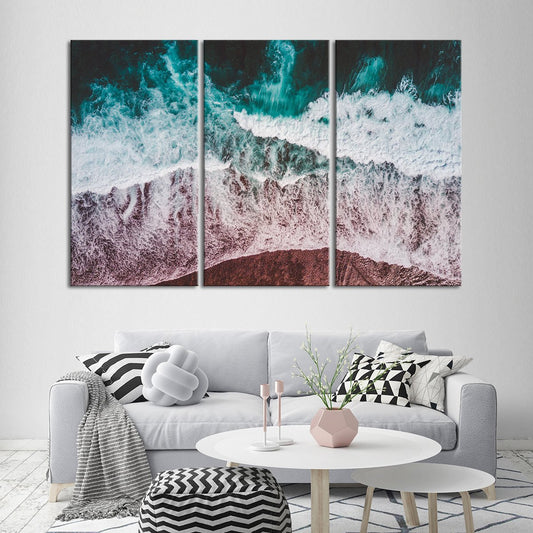 A Perfect Seashore Multi Panel Canvas Wall Art