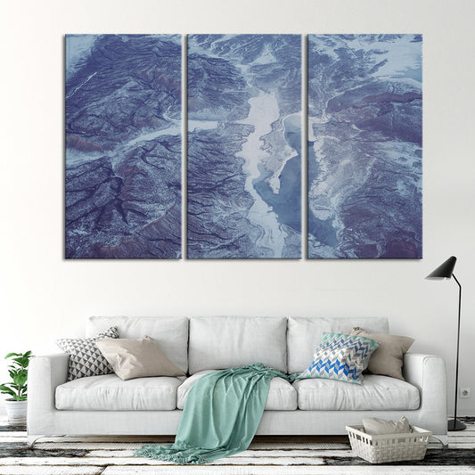 Gargantuan Mountain Range Multi Panel Canvas Wall Art