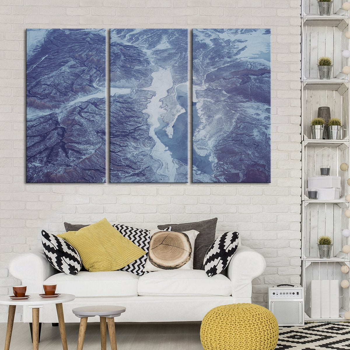 Gargantuan Mountain Range Multi Panel Canvas Wall Art