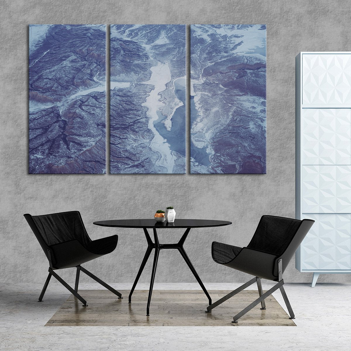 Gargantuan Mountain Range Multi Panel Canvas Wall Art