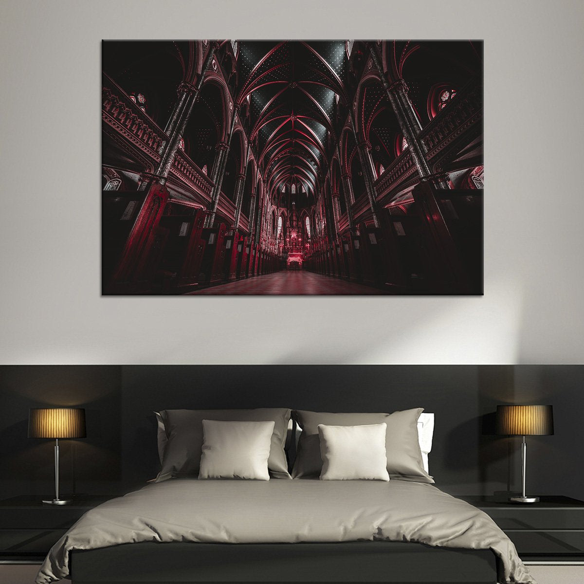 Gothic Architecture Multi Panel Canvas Wall Art