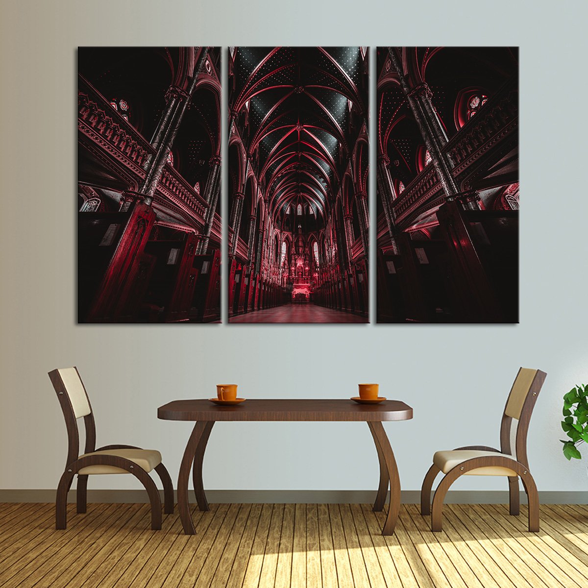 Gothic Architecture Multi Panel Canvas Wall Art