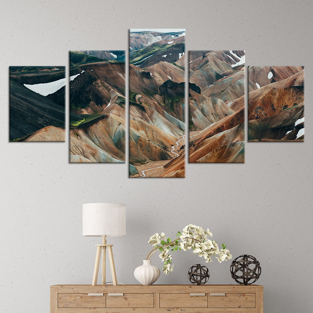 Spectacular Highlands Multi Panel Canvas Wall Art