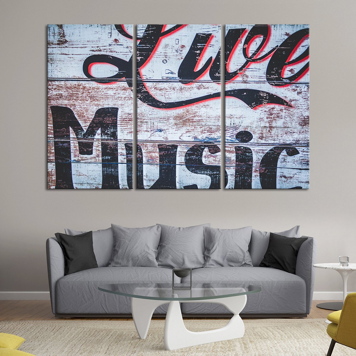 Live Music Multi Panel Canvas Wall Art