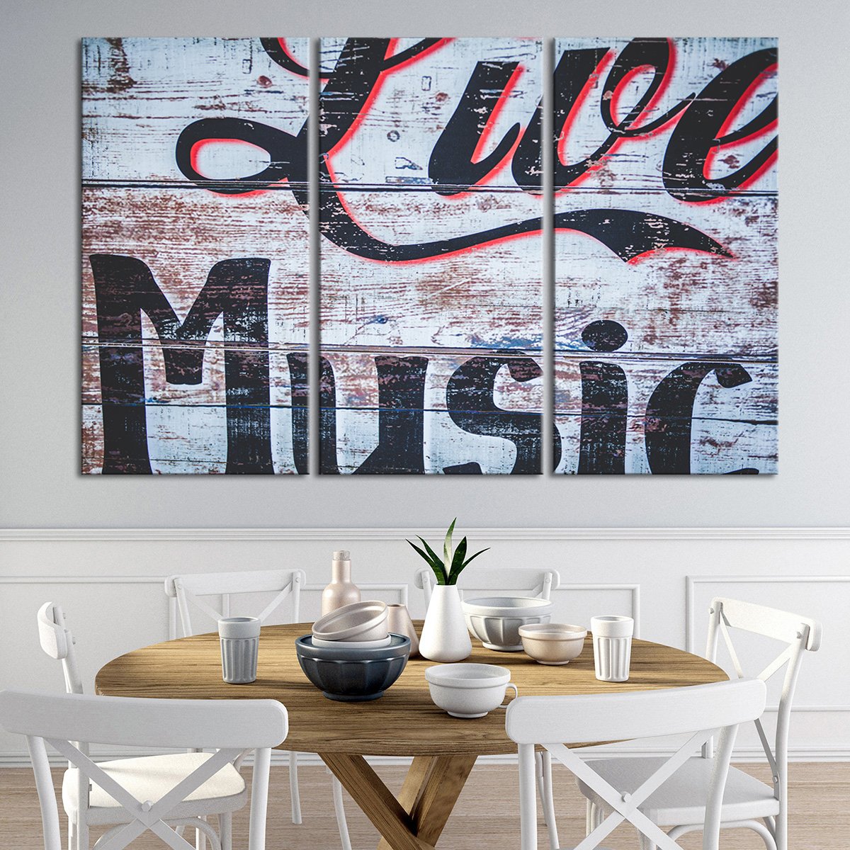Live Music Multi Panel Canvas Wall Art