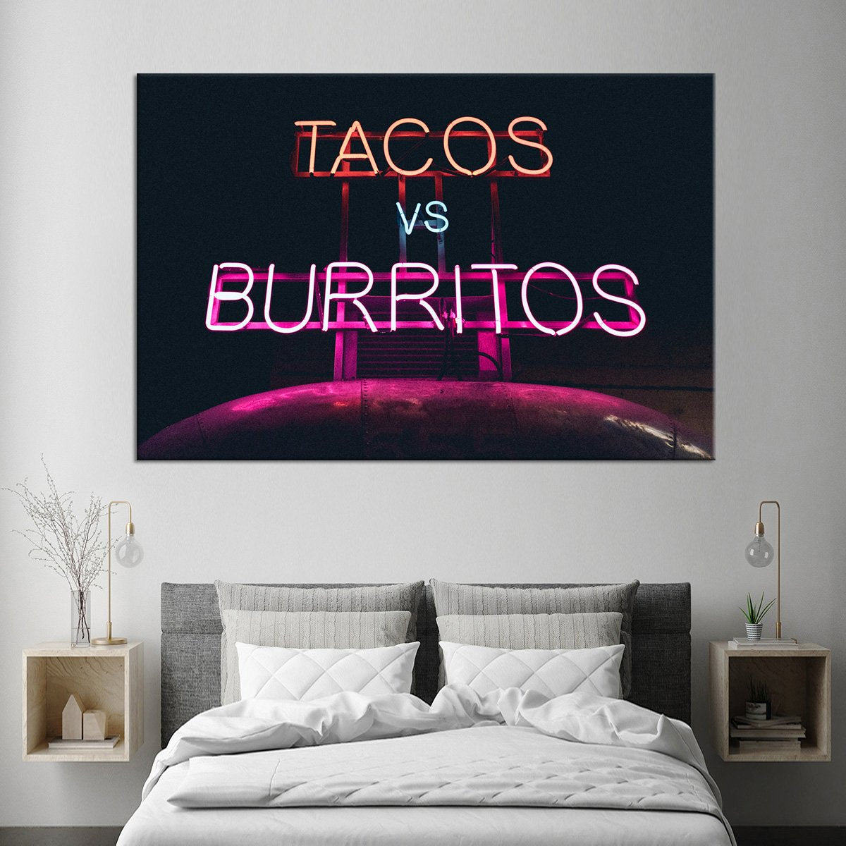 Tacos And Burritos Multi Panel Canvas Wall Art