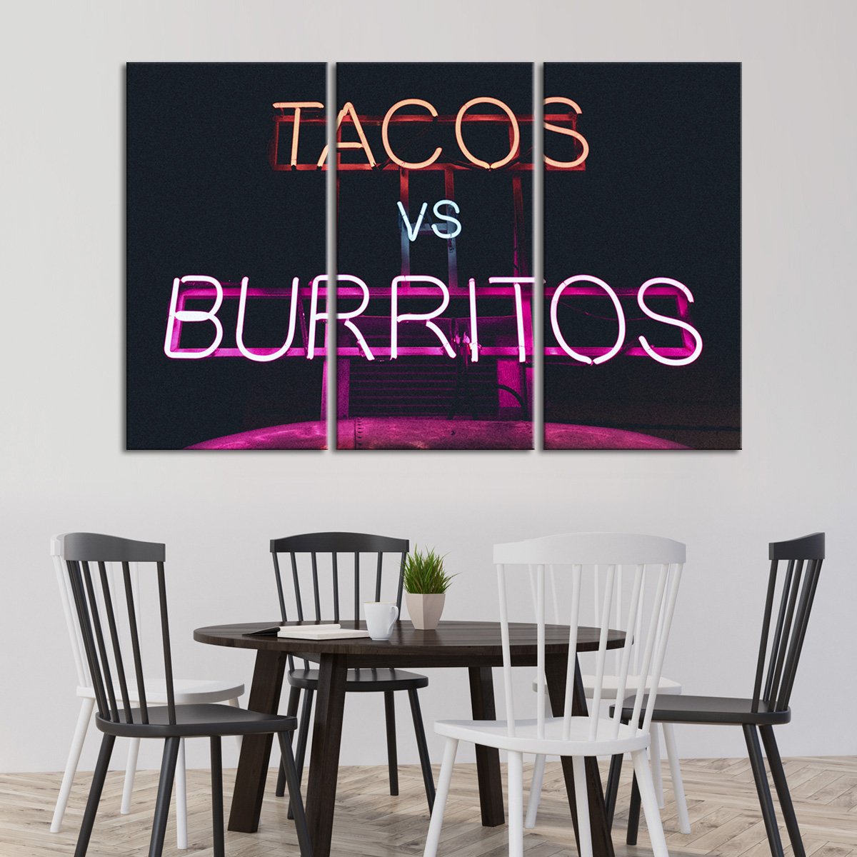 Tacos And Burritos Multi Panel Canvas Wall Art