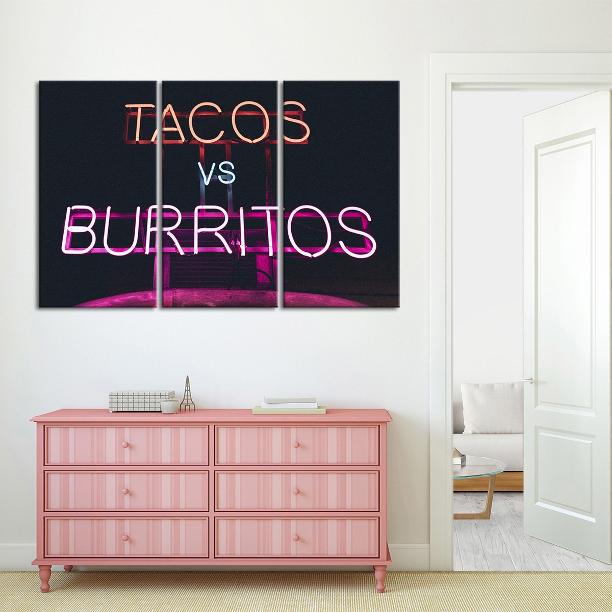 Tacos And Burritos Multi Panel Canvas Wall Art