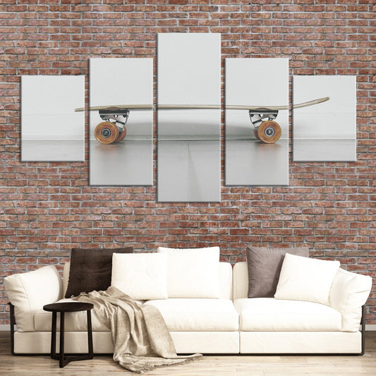 Cool Skateboard Multi Panel Canvas Wall Art